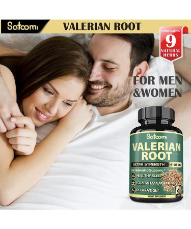 High-Concentrated Valerian Root Extract Capsules - 5 Month Supply - 4105mg Equivalent -Promotes Restful Sleep & Stress Relief - 150 Capsules - Buy Online on GoSupps.com