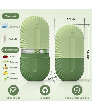 Aquuaera Ice Face Roller Ice Cube Roller for Face Facial Beauty Ice Roller Skin Care Tools De-Puff Eye Bags Reduce Migraine Pain(Green) - Buy Online on GoSupps.com