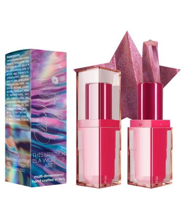 Glittery red lipstick glittery lip gloss - Long-lasting lipstick | Glittery lipstick moisturizing lip balm long-lasting lipstick waterproof cosmetics long