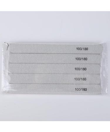 FANDAMEI 15pcs Double Sided 100/180 Nail Files for Gel Nails - Professional Manicure Tools for Home & Salon Use - Buy Online on GoSupps.com
