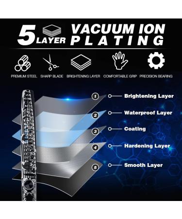 Jason 7 Inch Thinning Scissors for Dogs & Cats - Japanese 440C Stainless Steel Ergonomic Professional Fur Scissors 23 Teeth Chunker - Buy Online on GoSupps.com