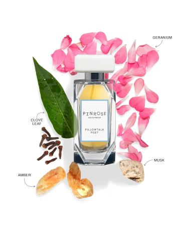 PINROSE Perfumes Pillowtalk POET - Eau de Parfum Fragrance Spray for Women - Clean Vegan Cruelty-free and Hypoallergenic Scent with Essential Oils - Notes of Powder Ambergris Musk and Sandalwood - Buy Online on GoSupps.com