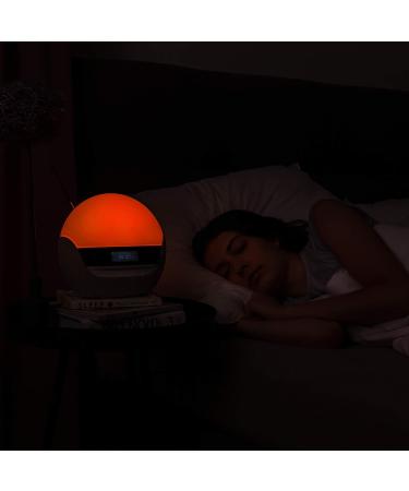 Buy Lumie Bodyclock Luxe 700FM - Light Alarm Clock with FM Radio Bluetooth Speaker & Low Blue Light | International Shipping Available - Buy Online on GoSupps.com