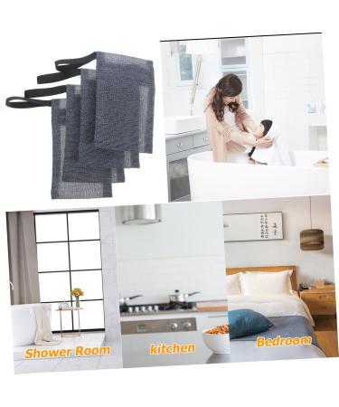 PLAFOPE 4pcs Soap Bag Soap Holder Baggies Mesh Bags Shampoo Bar Pouch Soap Bar Storage Soap Sleeve Nylon - Buy Online on GoSupps.com