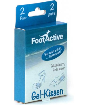 Foetactive Gel Pillow - 4 Pcs | Boost Running Comfort with Transparent Heel & Forefoot Pads - Buy Online on GoSupps.com