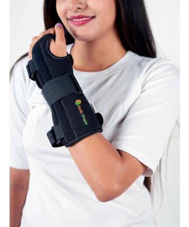 Adjustable Forearm Support Splint Brace - Flexible Left Arm Support for Pain Relief | International Shipping Available - Buy Online on GoSupps.com
