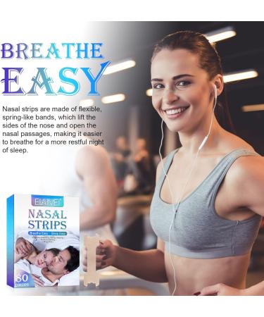 Breathe Right Extra Strength Clear Nasal Strips - 80 Count | Congestion Relief for Colds & Allergies, Reduces Nasal Snoring - Buy Online on GoSupps.com