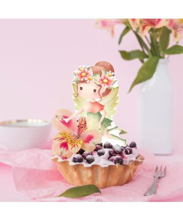 Fairy Cupcake Toppers 48Pcs Fairy First Birthday Party Decorations Fairy Garden Party Cupcake Picks Fairy Cake Decorations Fairy Baby Shower Decorations Supplies - Buy Online on GoSupps.com
