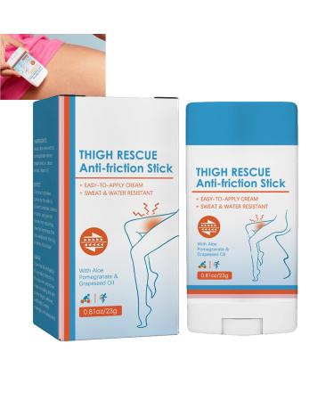 KOAHDE Anti-Chafing Gel Anti Friction Stick Anti Chafe Stick Thigh Chafing Prevention Anti Chafe Balm Double Anti Chafing Thigh Anti Chafe Stick Running Chafe Stick Chafe Stick for Thigh Legs 1PC