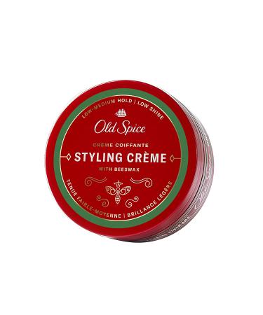 Old Spice Men's Hair Styling Cr me Twin Pack - Low-Medium Hold, Low Shine - 4.44 Fl Oz (2.22 Each) - NEW Formula - Buy Online on GoSupps.com