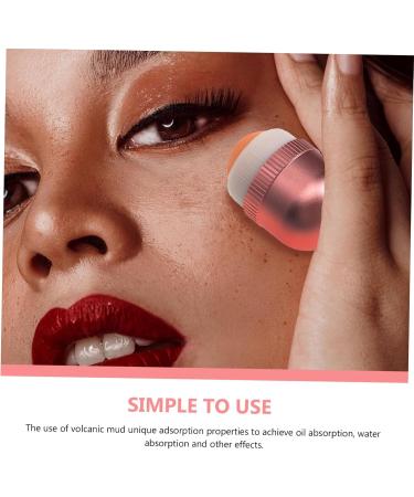 DOITOOL Oil Absorbing Roller Volcanic Rock Oil Absorber Facial Roller Facial Massager Cleaning Roller Oil Absorption - Buy Online on GoSupps.com