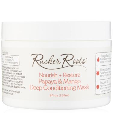 Rucker Roots Nourish + Restore Papaya & Mango Deep Conditioning Hair Mask