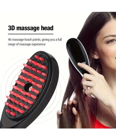 Electric Scalp Massage Brush | Drizzle Spray Massage Comb | Innovative Hair Recovery Hair Brush for Comfortable Scalp Care - Buy Online on GoSupps.com
