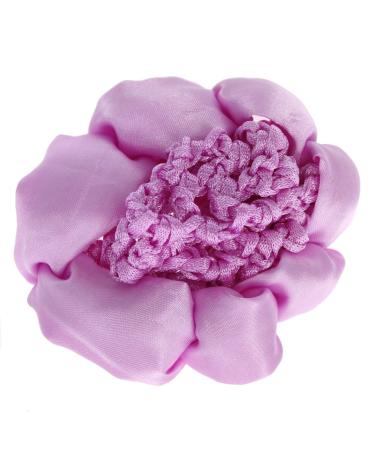 JUSTFOX - Bun net hair net hair hairstyle aid fabric in purple