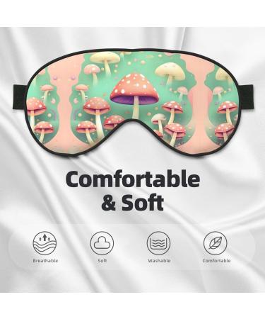 Dream Mushroom Eye Mask - Soft Elastic & Adjustable Sleep Mask for Men & Women | International Shipping - Buy Online on GoSupps.com