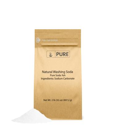 Pure Original Ingredients Natural Washing Soda (2 lb) Multipurpose Cleaner Water Softener Stain Remover