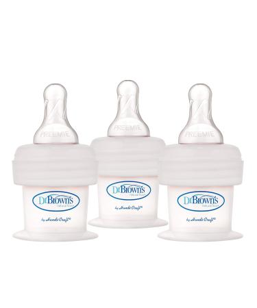 Dr. Brown's First Feeder Bottle with Preemie Nipple - 15cc - 3pk - Buy Online on GoSupps.com