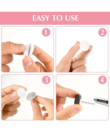 Tiesome 61-Piece Grinding Disc Pedicure Set | 25mm Feet Grinder Sanding Wheels | Replace Grinding Paper for Hard Skin & Cracked Heels - Buy Online on GoSupps.com