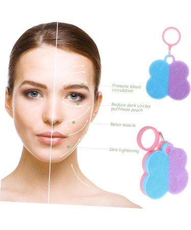 Beaupretty Silicone Facial Cleansing Brush - Handheld Face Scrubber for Sensitive Skin | Soft Massager & Face Wash Brush | Love Heart Design | Perfect for International Shipping - Buy Online on GoSupps.com