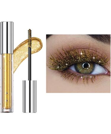 Mascara scintillant 2 pi ces mascara pour cils scintillants longue dur e r sistant aux taches pour filles | Mascara de maquillage d'oeil de diamant cass par espace imperm able pour des mariages 2# - Buy Online on GoSupps.com