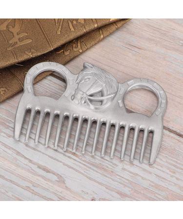 Zerodi Horse Hair Comb | Portable Metal Comb for Cattle & Horses | Polile Tech for All Hair Types - Buy Online on GoSupps.com