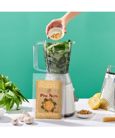 Buy Pine Nuts 1kg - Natural Cedar Nuts for Cooking & Pesto - Airtight Packaged Cedar Kernels Without Shell - Buy Online on GoSupps.com