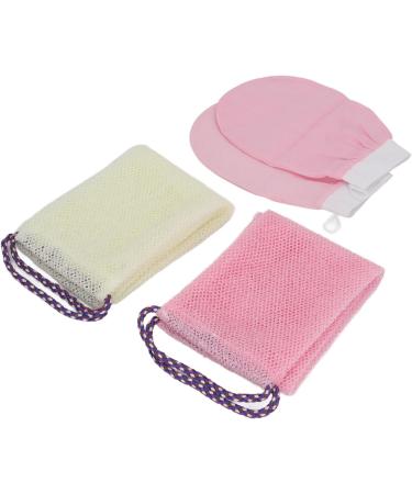 SIXRUN African Net Sponge Long Net Bath Sponge Nylon Body Exfoliating Net Back Scrubber with Bathing Gloves for Shower Skin Smoother Net Bath Sponge Set (SIXRUN02kg8es1nd-11) - Buy Online on GoSupps.com