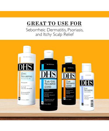 DHS Tar Shampoo 8oz - Effective Treatment for Dandruff and Psoriasis - Buy Online on GoSupps.com