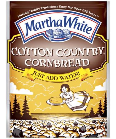 Martha White Cotton Country Buttermilk Cornbread Mix 6-Ounce (Pack of 12) Buttermilk 6 Ounce (Pack of 12)