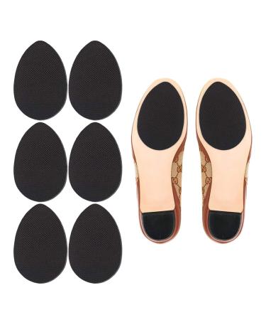 Non-Slip Self-Adhesive Shoes Soles Pad for Bottom of High Heels   3 Pairs Rubber Anti-Shedding Stickers Soft Shoe Pads for Slippery Road  YUBRO Non-Skid Shoe Grips for Rainy and Snow Day