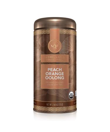 Teabloom Organic Peach Orange Oolong Loose Leaf Tea - 2.82 oz Canister - Buy Online on GoSupps.com
