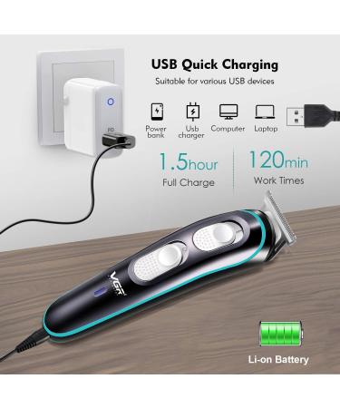 Professional Hair Clippers Hair Cutting Kit for Men Child Electric USB Rechargeable Beard Trimmer Cordless Low Noise Beard Shaver Kids Adult Daily Travel Use - Buy Online on GoSupps.com