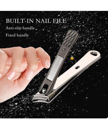 Dimeho Ingrown Nail Clipper Angled Thick Nail Cutters with Slant Curved Blade Stainless Steel Finger Nail Clippers Podiatrist Toenail Trimmer Tool for Pedicure Manicure Pain Relief Finger Toe - Buy Online on GoSupps.com