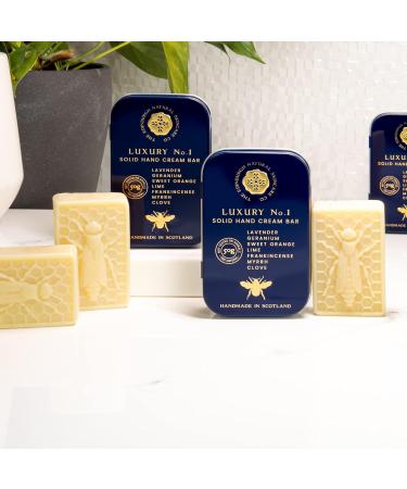 Moisturising Solid Hand Cream Bars | For Dry & Sensitive Hands | Gardeners & Luxury No.1 Scent | Natural Hand Cream | No Sticky Residue | Luxury Gift | Cruelty Free | Edinburgh Skincare Company - Buy Online on GoSupps.com
