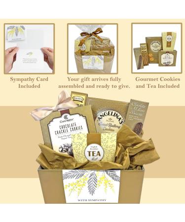 Sympathy Gift Basket for Loss of Mother  Loss of Father  Loss of Loved One Gourmet Bereavement Gift Basket (Sympathy Gift Basket For Loss Golden Memories) - Buy Online on GoSupps.com