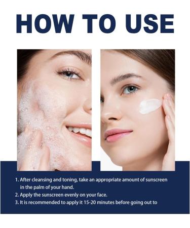 Face Sunscreen SPF 50 Cream (50ml) Sun Cream Protects Against UVA/UVB Rays and Premature Skin Ageing Sunscreen for Delicate Facial Skin - Buy Online on GoSupps.com