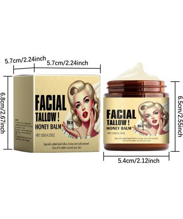 Baume Au Beurre De B uf Fouett Et Au Miel Cr me Au Tallow Hydratant Pour Le Visage Cr me Pour Le Corps Infus e Avec Du Miel Sauvage Brut Pour Une Peau Douce Et Lisse - Buy Online on GoSupps.com