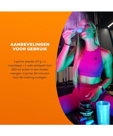 BioTechUSA Nitrox Therapy With vitamin B6 magnesium and caffeine 16 active ingredients Glutenfree lactosefree 340 g Blue grape Blue grape 340 g - Buy Online on GoSupps.com