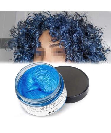 Buy Hair Wax Temporary Hair Color - Unisex Washable Plant Formula | 120g Blue - Vibrant & Natural Hair Dye - Buy Online on GoSupps.com