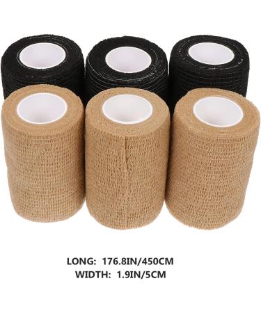18 Pcs Elastic Emergency Athletic Tape - Self Adhesive Cohesive Wrap for Ankle Protection | Durable Polyester - Buy Online on GoSupps.com