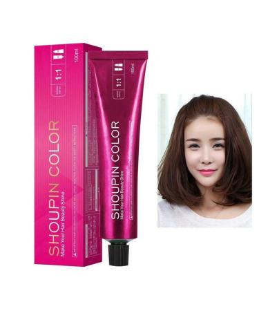 Hair Dye Wax 100ML Colour Hair Cream Natural Hairstyle Washable Hair Wax for Party Cosplay Halloween Christmas (Brown)
