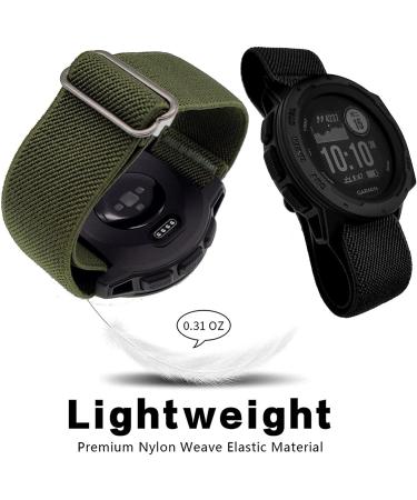 Abanen 22mm Elastic Watch Bands for Garmin Instinct - Soft Nylon Wristband Strap (4PCS) - Buy Online on GoSupps.com