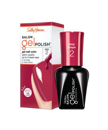Sally Hansen Salon Pro Gel Crazy Crimson 0.25 Fluid Ounce Crazy Crimson 0.25 Fl Oz (Pack of 1)