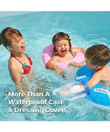 Bandage Protector Waterproof Arm Cast Cover for Shower Bath Durable Reusable Sleeve Bag Cover Pediatric ArmWound Burn Hands Wrists Fingers - Buy Online on GoSupps.com