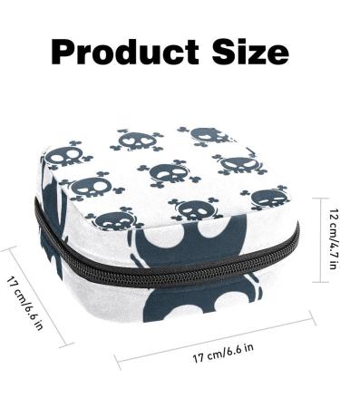 Shop Women's Bonds Storage Pockets Stillpad Holder - Skull Collection Portable Period Kit Bag | Feminine Product Bag for Women & Girls - Buy Online on GoSupps.com