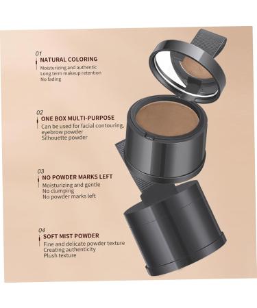 2Pcs Root Touch Up Powder Windproof & Sweatproof Hairline Powder for Women & Wen Natural Stain-Proof Hair Loss Concealer Hairline Powder for Thinning Hairline Light Brown & Brown Light Brown Brown - Buy Online on GoSupps.com