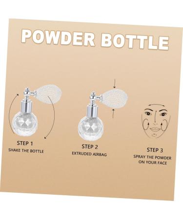 DOITOOL 1pc Body Air Bag Powder Perfume Body Glitter Spray Shimmer Body Sequins The Face Bride Makeup Tools Silver medium - Buy Online on GoSupps.com