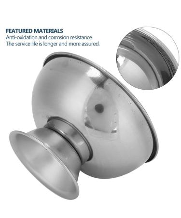 Men's Stainless Steel Shaving Bowl - Perfect Father's Day Gift for Dads | Razor Soap & Foam Shell - Ideal Birthday Present from Wife Girlfriend or Son - Buy Online on GoSupps.com