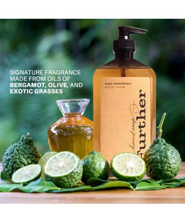 Furthe Glycerin Hand Soap 16oz (Pack of 2) - Sustainable Natural Liquid Soap - Buy Online on GoSupps.com