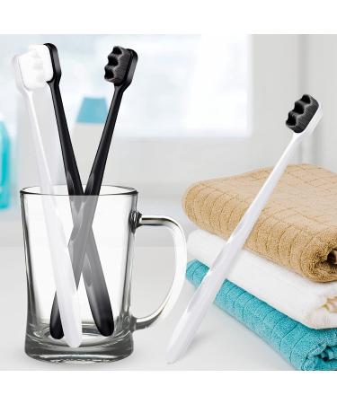 8-Piece Ultra Soft Bristle Toothbrush Set - Extra Soft Manual Toothbrushes for Gentle Cleaning - Buy Online on GoSupps.com
